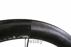 Rolf TDF 58 Road Bike Front Wheel 700c Tubular Carbon Rim Brake QR Black