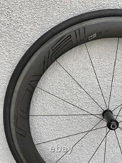 Roval Rapide CLX 60 Road Bike Wheel Set 700c Carbon Clincher Shimano with Bags
