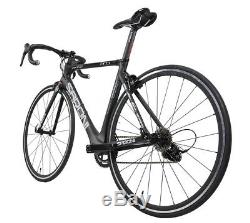 SARONI 49cm AERO Carbon Bike Frame Fork Wheel Road Bicycle 700C Clincher V brake