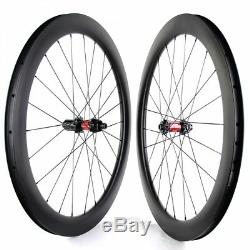 SHLbike 700c road disc brake bike wheels 240s hub carbon fiber wheelset CX