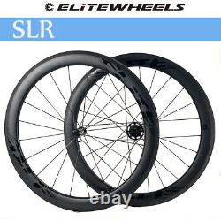 SLR 700C Carbon Fibre Road Bike Wheels Clincher Carbon Wheelset Tubular Tubeless