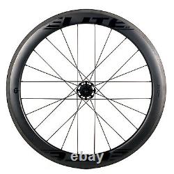 SLR 700C Carbon Fibre Road Bike Wheels Clincher Carbon Wheelset Tubular Tubeless