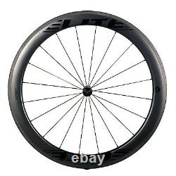 SLR 700C Carbon Fibre Road Bike Wheels Clincher Carbon Wheelset Tubular Tubeless