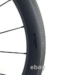 SLR 700C Carbon Fibre Road Bike Wheels Clincher Carbon Wheelset Tubular Tubeless