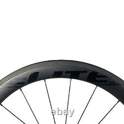 SLR 700C Carbon Fibre Road Bike Wheels Clincher Carbon Wheelset Tubular Tubeless