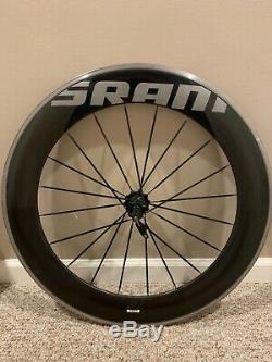 SRAM S80 Carbon 80mm Road / Triathlon Bike Clincher Wheel set 700c