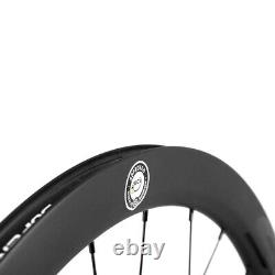 SUPERTEAM 45mm Disc Brake Clincher Road Bike Wheelset UCI Carbon Racing Wheels
