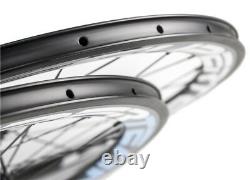 SUPERTEAM CLASSIC SERIES 50mm Road Bike Clincher Carbon Wheels 3k Matte Wheelset