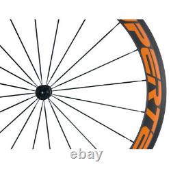 SUPERTEAM Carbon Wheels 50mm Road Bike Carbon Wheelset Clincher UD Matte 700C
