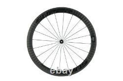 SUPERTEAM Road Bike Carbon Wheelset 50mm Clincher Bicycle Wheels R36 Hub Sapim
