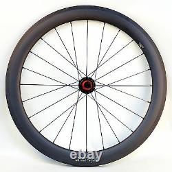 Sapim Carbon Rear Wheel Clincher 700C Rim 56mm Road Bike UD Matt Basalt U shape