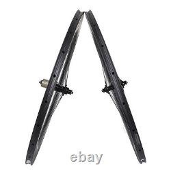 Sapim Carbon Wheel 88mm Tubular Road Bike UD Matt Rim brake 700C Powerway