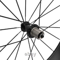 Sapim Carbon Wheel 88mm Tubular Road Bike UD Matt Rim brake 700C Powerway