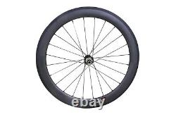 Sapim Carbon Wheels 60mm Clincher Road Bicycle wheelset 700C Rim brake Novatec