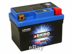 Shido LTZ7S Lithium Ionen (LiFePO4) Batterie (YTZ7S)