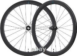 Shimano Carbon WH-RS710 C46 TL Disc Wheelset Tubless Road Bike 12x100 142 New