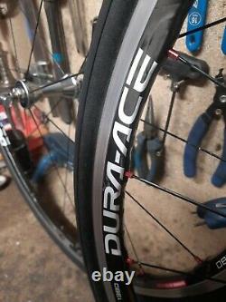 Shimano Dura Ace 1380 Carbon C24 700c Road Bike Wheels excellent