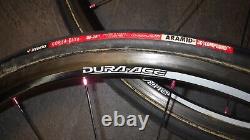 Shimano Dura Ace C24 Tubular Wheelset, 10 Speeds, Very Light, Best Condition