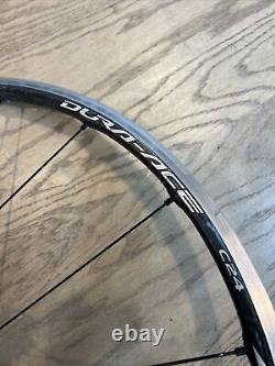 Shimano Dura Ace WH-9000 C24 Road Bike Front Wheel 700C Clincher 100mm QR