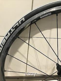 Shimano RS-81 700c carbon/aluminium wheels road race bike #9