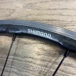 Shimano WH-RS80 C24 Carbon Alloy Rim Brake Road Bike Rear Wheel 700c