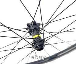 Sped Precision 700C carbon XC Gravel Road Bike Wheels Carbon disc brakes wheels