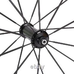 Straight Pull R36 Clincher Bicycle Carbon Wheels 38mm 25mm Road Bike Wheelset