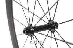 Super light Carbon Bicycle Wheelset 50mm Clincher Road Bike Wheels 700C Carbon