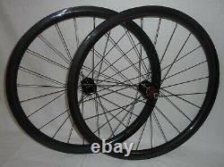 Super wide 35mm deep 650b carbon disc brake road/gravel bike wheels