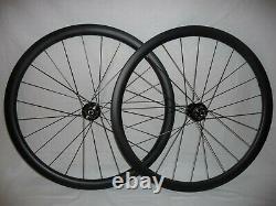 Super wide 38mm deep carbon disc brake road/gravel bike wheels