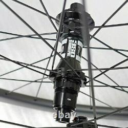 Superlight 29mm hookless carbon road bike disc wheels 45mm tubeless gravel wheel