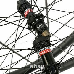 Superlight 29mm hookless carbon road bike disc wheels 45mm tubeless gravel wheel