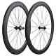 Superlight 700c Road Bike Carbon Fiber Wheelset Tubuless 38/50/60/88mm Depth