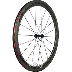 Superteam 50mm Carbon Wheelset Road Bike Racing Cycle Wheels 700C Carbon Wheels