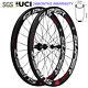 Superteam 50mm Road Bike Wheels Carbon Fiber Wheelset Clincher Bicycle Wheelset