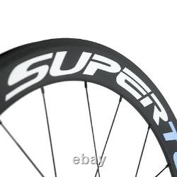 Superteam 60mm Carbon Wheelset Clincher with R7 Hub for Road BIke Wheels