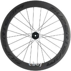 Superteam 60mm Disc Brake Carbon Wheels Road Bike Disc Brake Carbon Wheelset700C