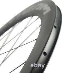Superteam 60mm Disc Brake Carbon Wheels Road Bike Disc Brake Carbon Wheelset700C