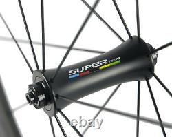 Superteam Carbon Wheelset 50mm Road Bike Wheels R7 Hub Bicycle Carbon Wheel 700C