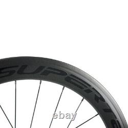 Superteam Carbon Wheelset 700C Road Disc Brake carbon Wheels 60mm CX3 Hub