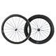 Superteam Carbon Wheelset Aluminum Brake Surface Road Bike 700c 50mm+80mm Wheels