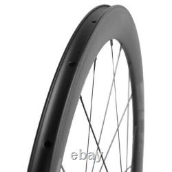 Superteam Clincher Carbon Wheelset 50mm Road Bike 700C Race Carbon Wheels Basalt