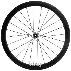 Superteam Disc Brake Carbon Wheelset 45mm Road 700C Carbon Wheels QR/THRU AXLE