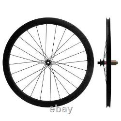 Superteam Disc Brake Carbon Wheelset 45mm Road 700C Carbon Wheels QR/THRU AXLE