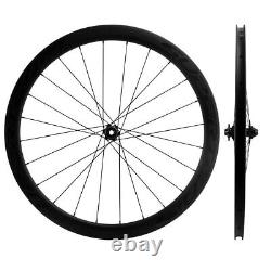 Superteam Disc Brake Carbon Wheelset 45mm Road 700C Carbon Wheels QR/THRU AXLE