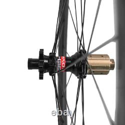 Superteam Disc Brake Carbon Wheelset 45mm Road 700C Carbon Wheels QR/THRU AXLE