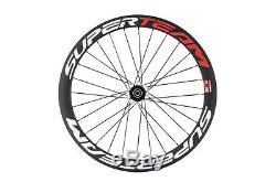 Superteam Disc Brake Wheels Road Bike Carbon Wheelset Novatec711-722 Hub Disc