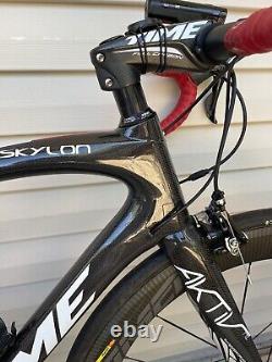 TIME Skylon CARBON rim brake Road Bike. Dura-Ace. Mavic Carbon Wheels. Size L/M