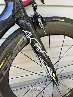 TIME Skylon CARBON rim brake Road Bike. Dura-Ace. Mavic Carbon Wheels. Size L/M