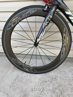 TIME Skylon CARBON rim brake Road Bike. Dura-Ace. Mavic Carbon Wheels. Size L/M